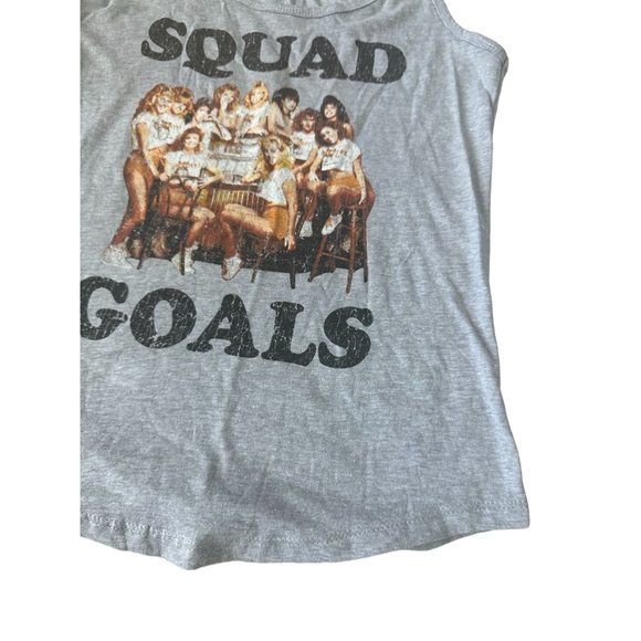 HOOTERS Squad Goals Gray Racerback Tank Top Sz S NEW - Picture 4 of 7